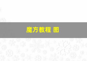 魔方教程 图